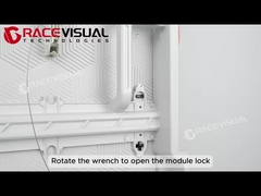 Πλήρως έγχρωμη διαφημιστική διαφημιστική πινακίδα εξωτερικής σταθερής ψηφιακής οθόνης LED