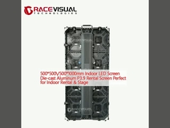 500*500/500*1000mm Εσωτερική οθόνη LED πεταμένο αλουμίνιο P3.9 οθόνη ενοικίασης Ιδανική για εσωτερική ενοικίαση & σκηνή