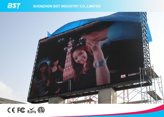 Υψηλή ανανεωτικότητα 6mm Pixel Pitch Full Color εξωτερική οθόνη LED για δυναμική διαφήμιση