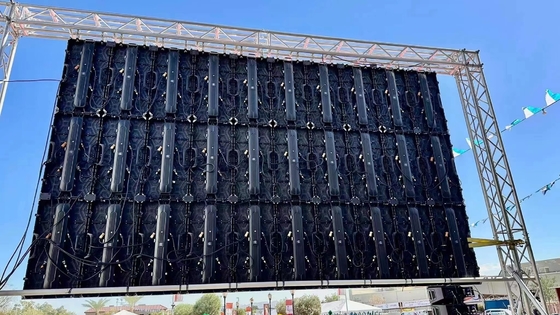 Φεστιβάλ Μουσικής LED οθόνη P3.9 Εξωτερική ενοικίαση οθόνης με πετσέτα αλουμινίου