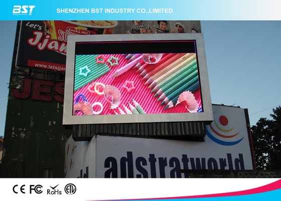 Υψηλή ανανεωτικότητα 6mm Pixel Pitch Full Color εξωτερική οθόνη LED για δυναμική διαφήμιση