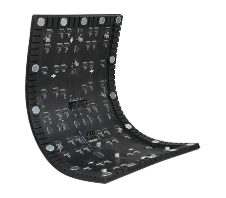 Εσωτερική/εξωτερική ευέλικτη οθόνη LED P2mm 240mm X120mm 3840hz ρυθμός ανανέωσης