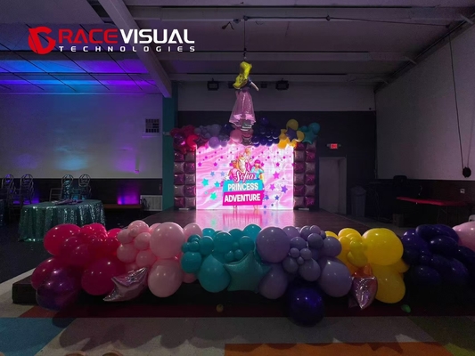7680HZ 500x500mm IRA Series Indoor Rental LED Display με ανάλυση 64x64px και βαθμολογία IP IP40/IP21