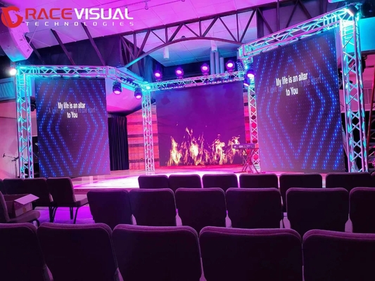 7680HZ 500x500mm IRA Series Indoor Rental LED Display με ανάλυση 64x64px και βαθμολογία IP IP40/IP21