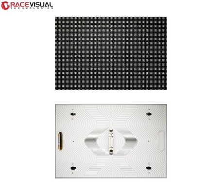 960mm*960mm Εξωτερική πλήρης χρωματική οθόνη LED Λευκή διάσπαση θερμότητας υψηλή φωτεινότητα εξοικονόμηση ενέργειας Προσωρινή/πίσω συντήρηση