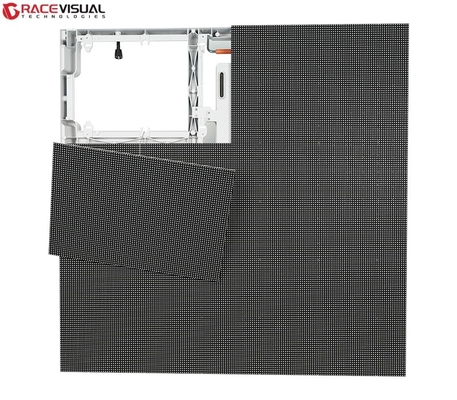 Υψηλή φωτεινότητα 960mm*960mm Εξωτερική οθόνη LED με πλήρες χρώμα Λευκή διάσπαση θερμότητας εξοικονόμηση ενέργειας Προσωρινή/πίσω συντήρηση