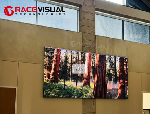 P1.86 GOB Εσωτερική οθόνη LED τοποθετημένη στον τοίχο, μαγνητική μονάδα, προτεραιότητα, υψηλό ρυθμό ανανέωσης 7680hz