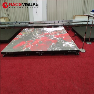 Υψηλή αναλογία αντίθεσης DF Series LED Dance Floor Cold Steel/Aluminum/Die-casting Aluminum Panel