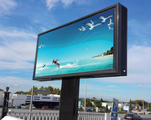 Διπλής όψης εξωτερική οθόνη LED 5500 νιτ φωτεινότητα-OF4-OF10 συμβατική μπροστινή υπηρεσία