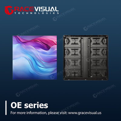 Επαναστατική οθόνη LED: σειρά OE με front service χωρίς εργαλεία, επιλογές αναδίπλωσης 90° και πολλαπλών πεδίων (3,9 ̇ 10,4 mm)