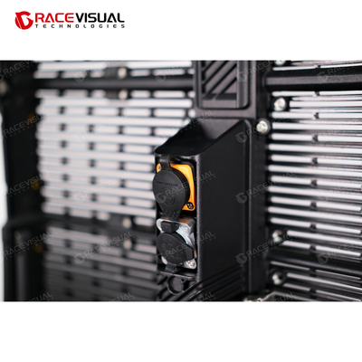 P3.9-7.8mm Υπερτελής εξωτερικής διαφανούς οθόνης LED σχεδιασμένη για ελάχιστο βάρος και μέγιστη σαφήνεια, παρέχοντας εκπληκτικά οπτικά