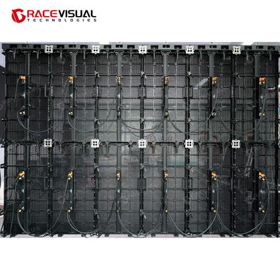 Διαφανής οθόνη LED υψηλής φωτεινότητας P3.9-7.8 για εμπορική διαφήμιση, γυάλινες κουρτίνες, εκθέσεις και οθόνες τοίχου