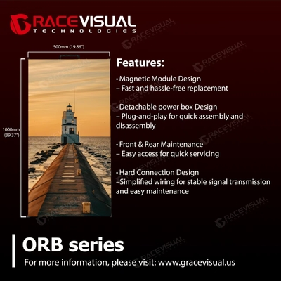 ORB Series P3.91 Premium Outdoor Rental LED Display - Κορυφαία Απόδοση με 4500nits Υψηλή Φωτεινότητα | Τεχνολογία Ανανέωσης Ultra-Smooth 7680Hz | Ανθεκτικό Μονάδα Σύστημα 500×1000mm