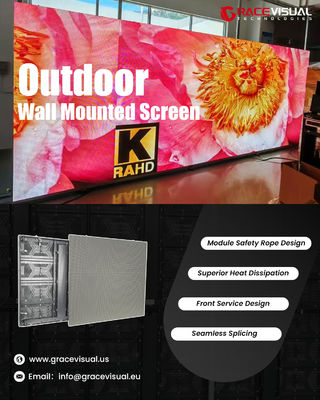 Σύστημα LED οθόνης εξωτερικού χώρου OE Series P3.9 Professional - Σχεδιασμός Front-Service με προστασία IP65, αναλογία αντίθεσης 4000:1 & εύκολη εγκατάσταση για εφαρμογές απρόσκοπτης συγκόλλησης