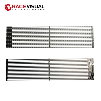 TS-F Διαφανές LED Πίνακα 2,6-10,42mm Στροφή 600-5500nits φωτεινότητα