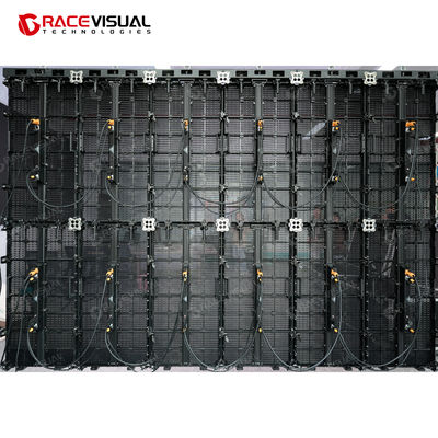 TSR Series Transparent LED Screen with 80% Transparency 8-Module Cabinet Design and 4000:1 Contrast Ratio
